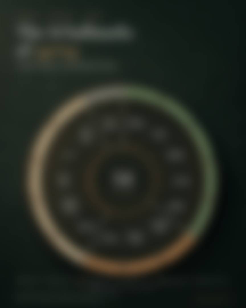 Blurred preview of the poster with the wheel of the 14 hallmarks